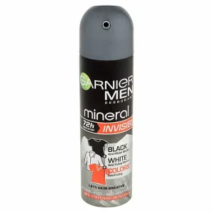 GARNIER MEN MINERAL INVISIBLE ANTI-MARKS/STAINS/FADING antiperspirant v spreji pre mužov s neviditeľ