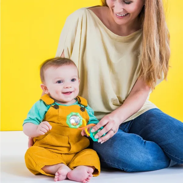 Bright Starts Teether & Rattle hrkálka 3m+ 1 ks
