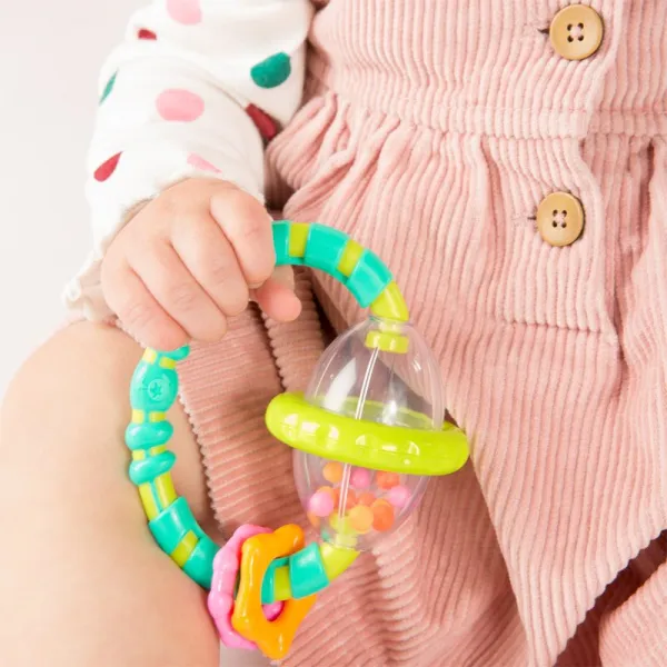 Bright Starts Teether & Rattle hrkálka s hryzadielkom I. 3m+ 1 ks