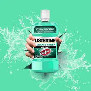 Listerine Clean & Fresh Mild Taste ústna voda 500 ml
