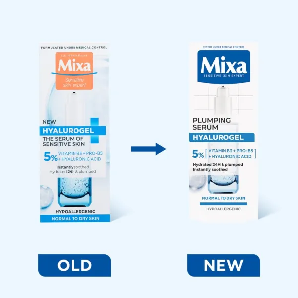 MIXA Hyalurogel Super sérum pleťové sérum pre citlivú pleť 30 ml