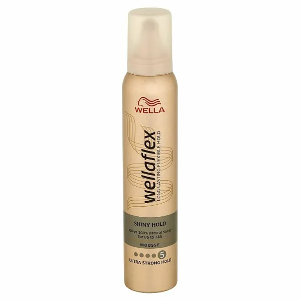 Wella Wellaflex Shiny Hold penové tužidlo pre lesk 200 ml