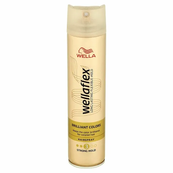 Wella Wellaflex Brilliant Color lak na vlasy so strednou fixáciou pre farbené vlasy 250 ml