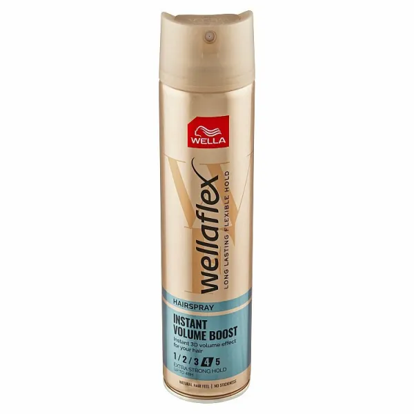 Wella Wellaflex Instant Volume Boost lak na vlasy so silnou fixáciou pre extra objem 250 ml