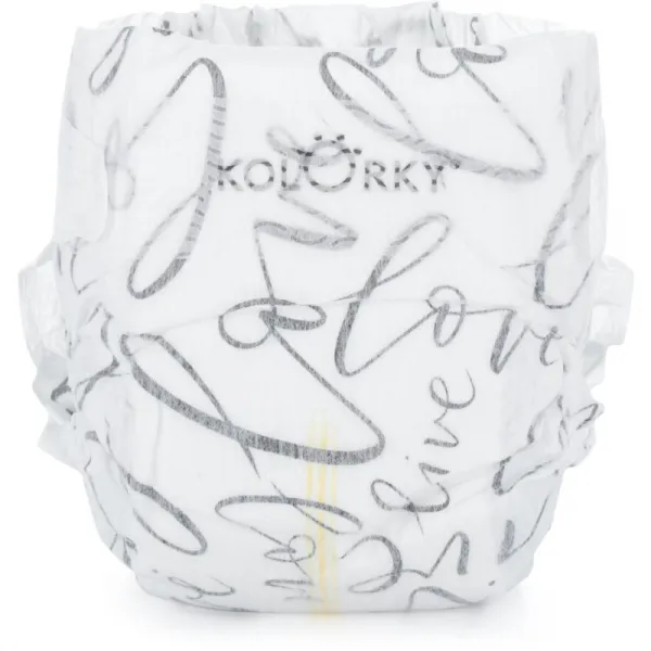 Kolorky Deluxe Velvet Love Live Laugh jednorazové EKO plienky veľkosť S 3-6 Kg 25 ks