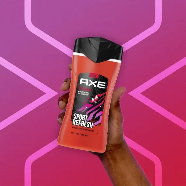 Axe Recharge Arctic Mint & Cool Spices osviežujúci sprchový gél 3v1 400 ml