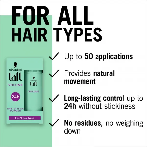 Schwarzkopf Taft Volume púder na vlasy pre objem 10 g