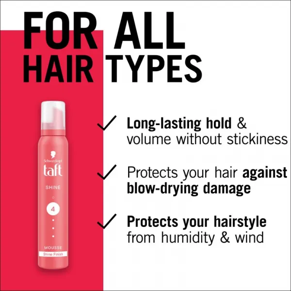 Schwarzkopf Taft Shine tužidlo pre všetky typy vlasov 200 ml