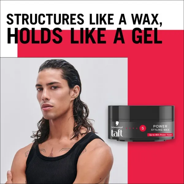Schwarzkopf Taft Power stylingový vosk 75 ml