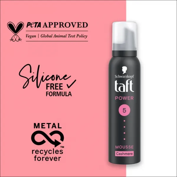 Schwarzkopf Taft Power Cashmere penové tužidlo pre objem 200 ml