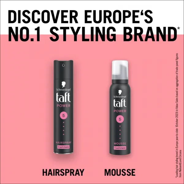 Schwarzkopf Taft Power Cashmere penové tužidlo pre objem 200 ml