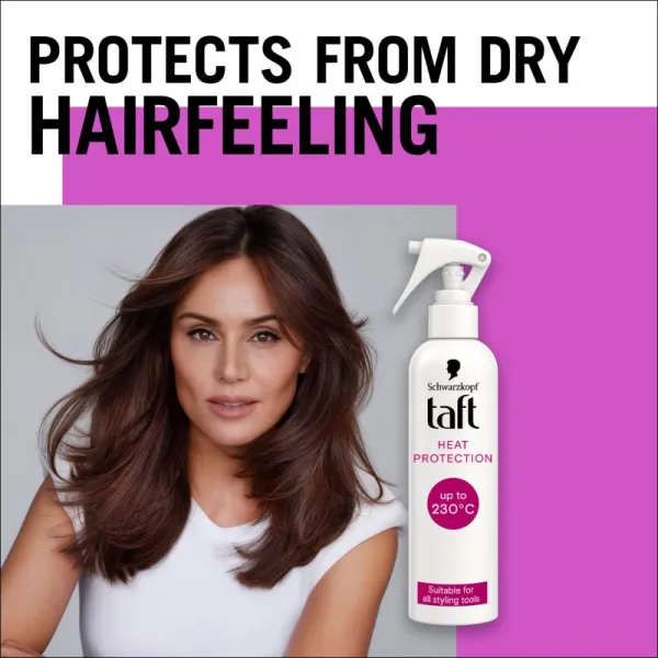 Schwarzkopf Taft Heat Protection sprej na tepelnú ochranu vlasov 250 ml