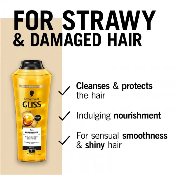Gliss Oil Nutritive šampón 400 ml