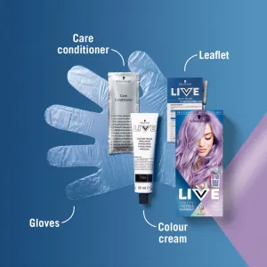 Schwarzkopf LIVE Ultra Brights or Pastel semi-permanentná farba odtieň 120 Lilac Crush 1 ks