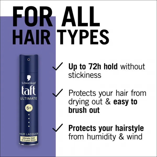 Schwarzkopf Taft Ultimate lak na vlasy pre všetky typy vlasov 250 ml