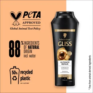 Gliss Kur Schwarzkopf Ultimate Repair Šampón 400 ml