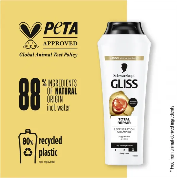 Schwarzkopf Gliss Total Repair šampón 400 ml