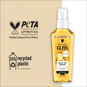 Schwarzkopf Gliss Daily Oil sérum pre všetky typy vlasov 75 ml