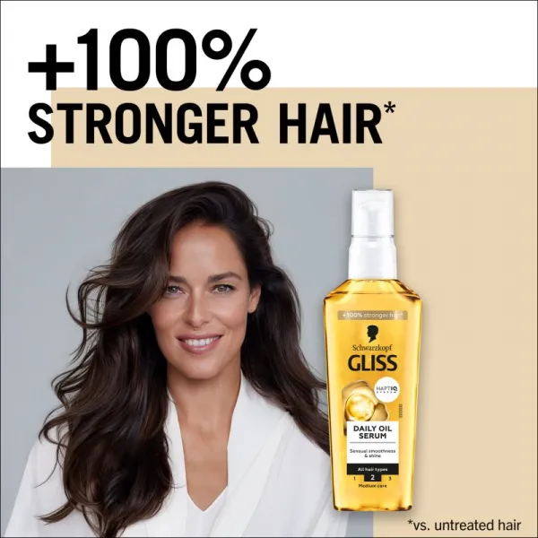 Schwarzkopf Gliss Daily Oil sérum pre všetky typy vlasov 75 ml