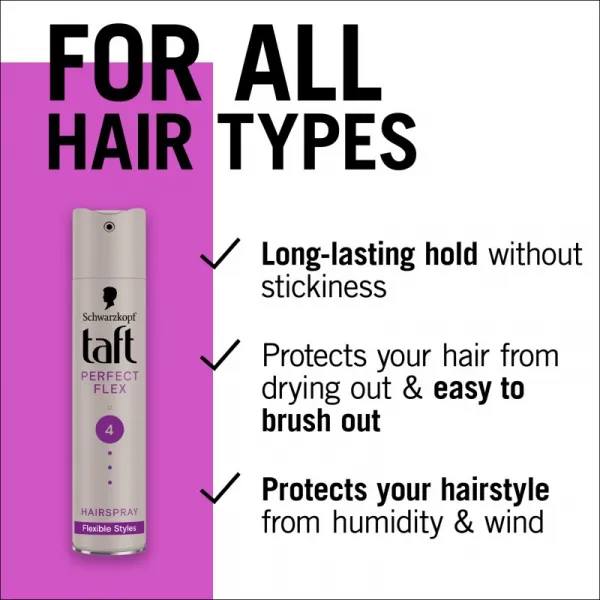 Taft Perfect Flex lak na vlasy 250 ml