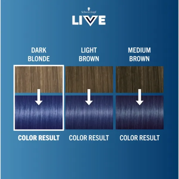 Schwarzkopf LIVE Urban Metallics permanentná farba na vlasy odtieň U67 Blue Mercury 1 ks