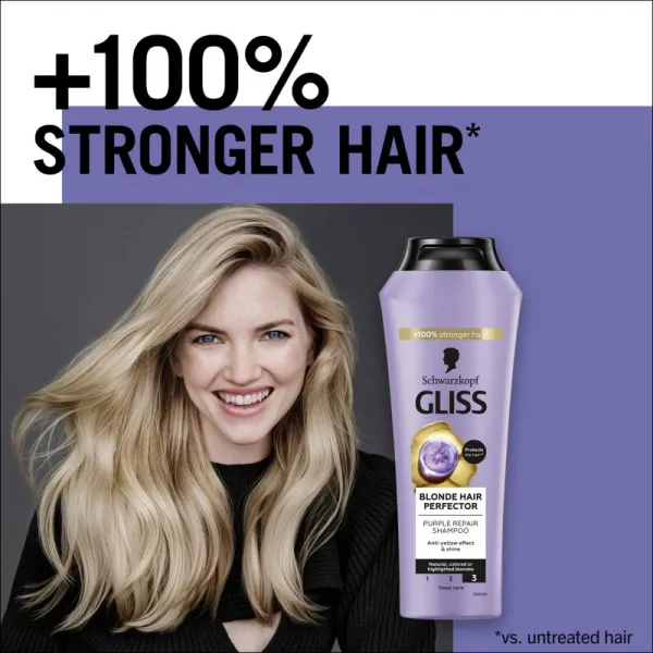 Gliss Blonde Perfector šampón 250 ml