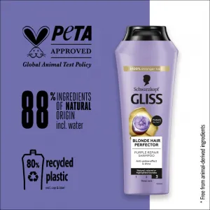 Gliss Blonde Perfector šampón 250 ml