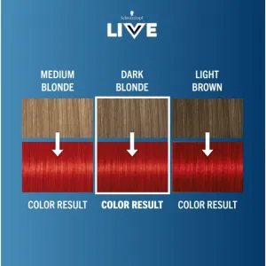 Schwarzkopf LIVE Intense Colour permanentná farba na vlasy odtieň 035 Real Red 1 ks