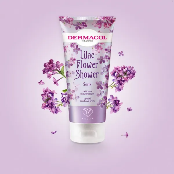 Dermacol Flower Care Lilac sprchový krém 200 ml