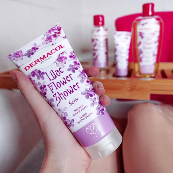 Dermacol Flower Care Lilac sprchový krém 200 ml