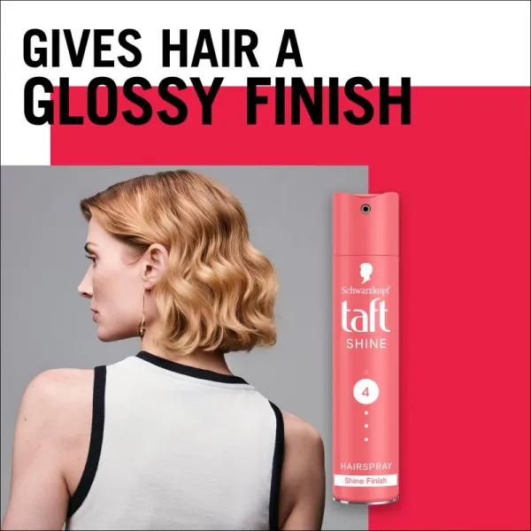 Schwarzkopf Taft Shine lak na vlasy pre všetky typy vlasov 250 ml