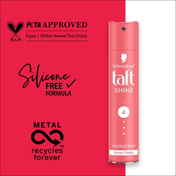 Schwarzkopf Taft Shine lak na vlasy pre všetky typy vlasov 250 ml