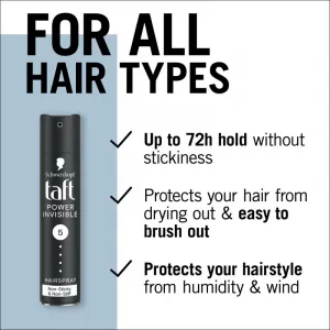 Schwarzkopf Taft Power Invisible lak na vlasy pre všetky typy vlasov 250 ml