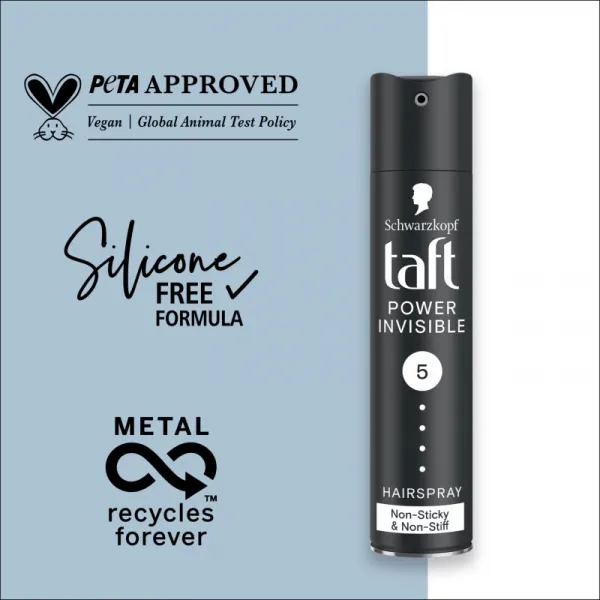 Schwarzkopf Taft Power Invisible lak na vlasy pre všetky typy vlasov 250 ml