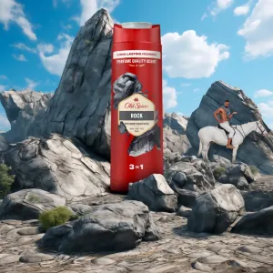 Old Spice Rock 3 v 1 Sprchový Gél a Šampó Pre Mužov 400ml