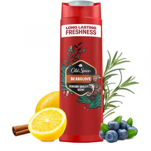 Old Spice Bearglove 3 v 1 Sprchový Gél a Šampó Pre Mužov 400ml
