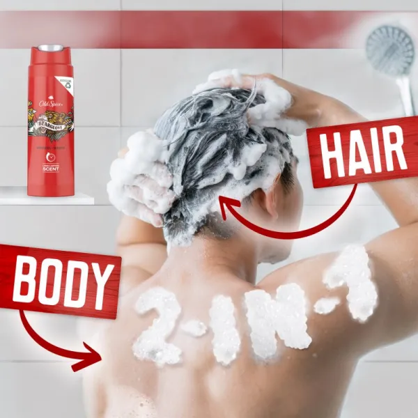 Old Spice Bearglove 3 v 1 Sprchový Gél a Šampó Pre Mužov 400ml