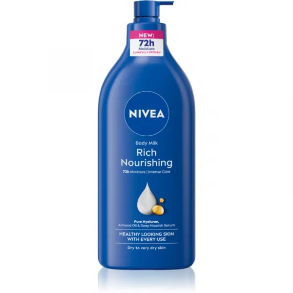 Nivea Rich Nourishing Body Milk Telové Mlieko 625 ml