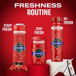 Old Spice Captain 3 v 1 Sprchový Gél a Šampó Pre Mužov 400ml