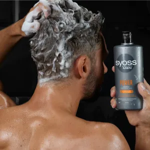 Syoss Men Power & Strength posilňujúci šampón s kofeínom 440 ml