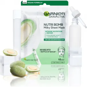 Garnier Skin Naturals Nutri Bomb vyživujúca plátienková maska pre suchú pleť 32 g