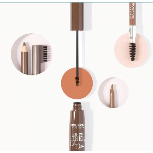 BOURJOIS Paris Brow Fiber Riasenka na obočie 6,8 ml 002 Chestnut