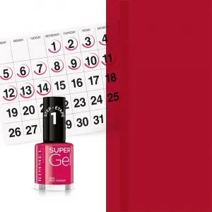 Rimmel London Super Gel By Kate Lak na nechty 12 ml 024 Red Ginger