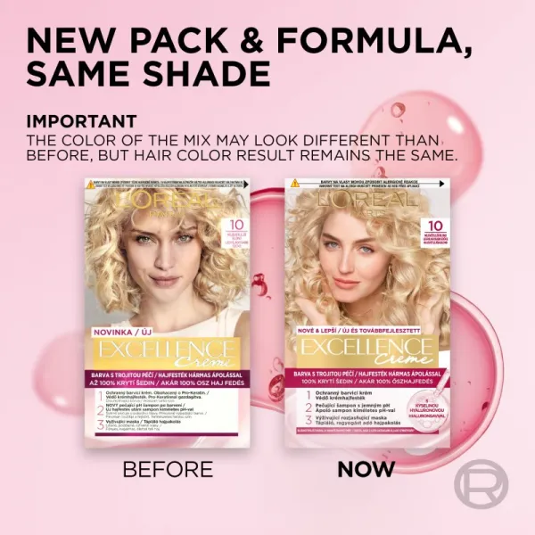 L’Oréal Paris Excellence Creme farba na vlasy odtieň 10 1 ks