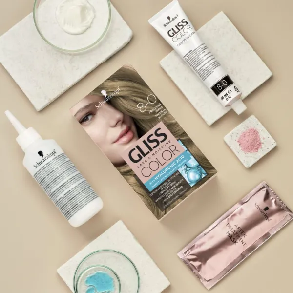 Schwarzkopf Gliss Color farba na vlasy prirodzený blond 8-0