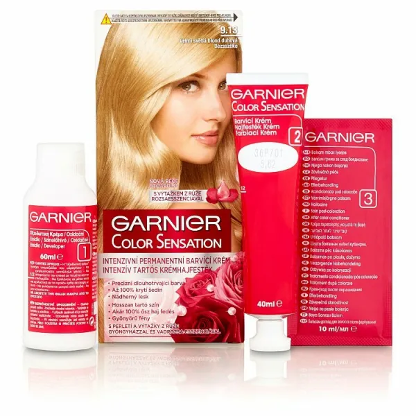 Garnier Color Sensation Veľmi svetlá blond dúhová 9.13