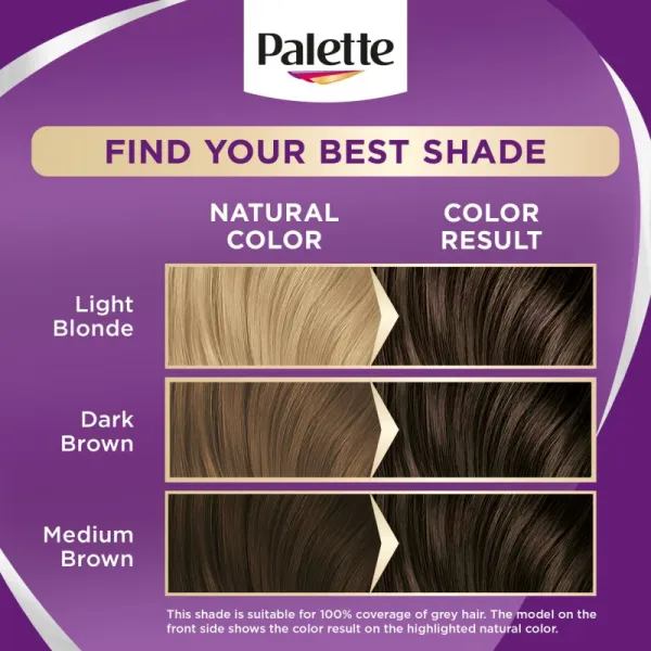 Palette Intensive Color Creme farba na vlasy strednehnedý 40