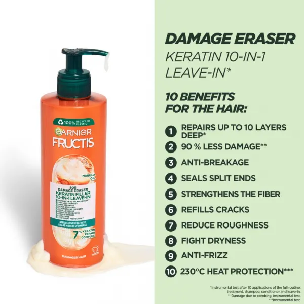 Garnier Fructis SOS Repair 10v1 vlasový krém 400 ml