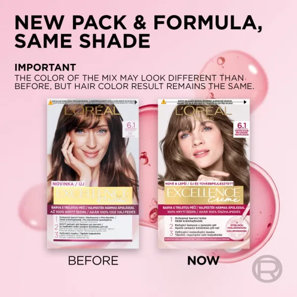 L’Oréal Paris Excellence Creme farba na vlasy odtieň 6.1 1 ks