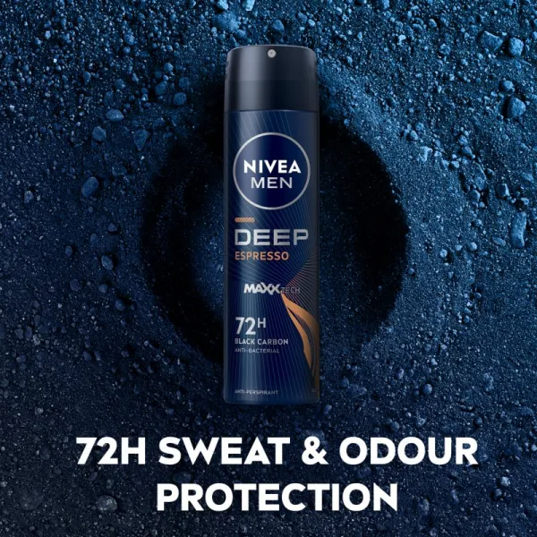 NIVEA MEN Deep antiperspirant v spreji pre mužov Espresso 150 ml